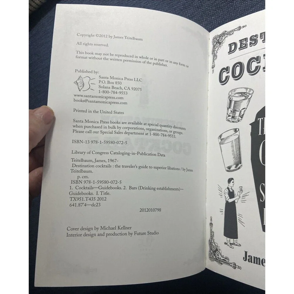 Destination: Cocktails : The Traveler's Guide to Superior Libations by James...